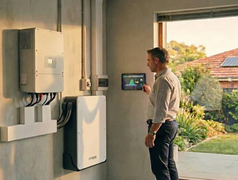 Napelemmel és energiatárolóval felszerelt rendszer